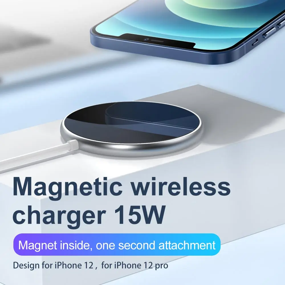  IPSKY завод Пользовательский логотип для iPhone Универсальные тонкие портативные зарядные устройства мобильный телефон qi быстрое магнитное Беспроводное зарядное