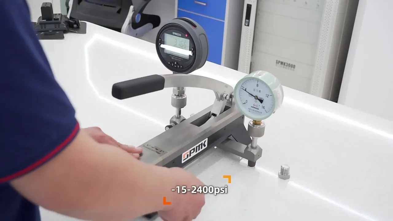 SPMK214E 160bar pressure gauge comparator
