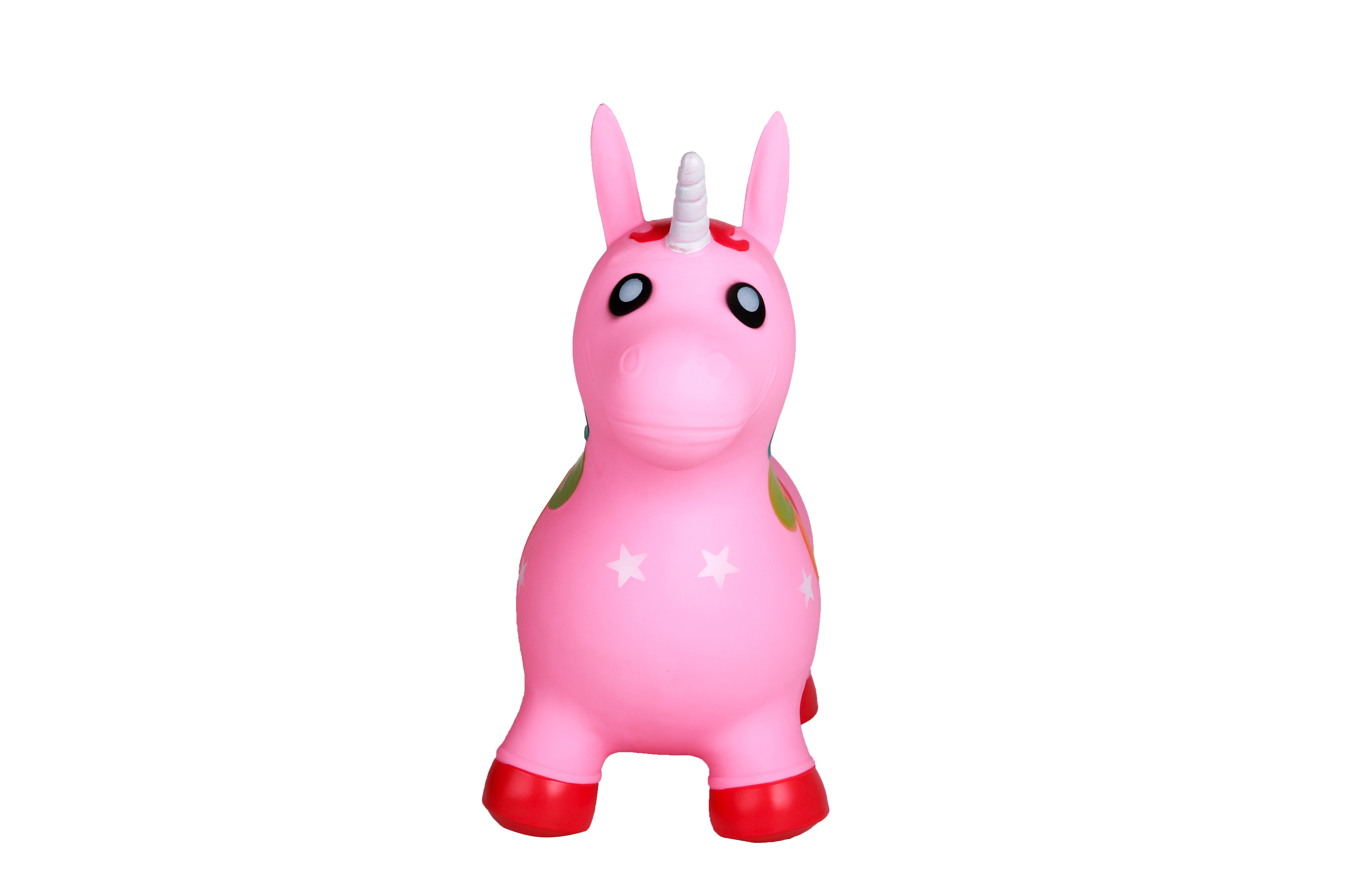 jumping animals pvc inflate unicorn orange best kids horse jumping