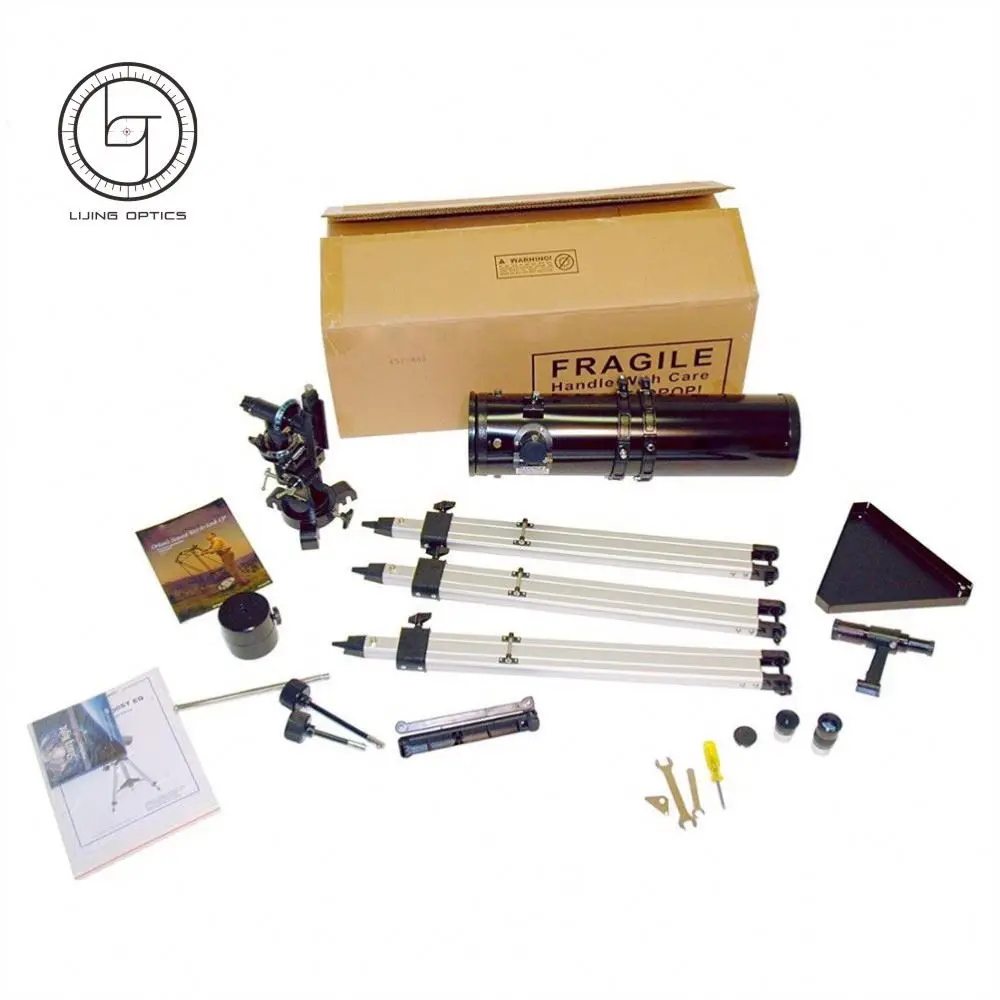 LIJING F800203EQIV-A Cellphone  Reflector Professional Astronomical Telescope to Watch Moon telescope astronomical