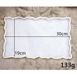Irregular Large Tray Three Layer Resin Silicone Mold Making Geode Coaster Mould Silicone Casting Resin Mold