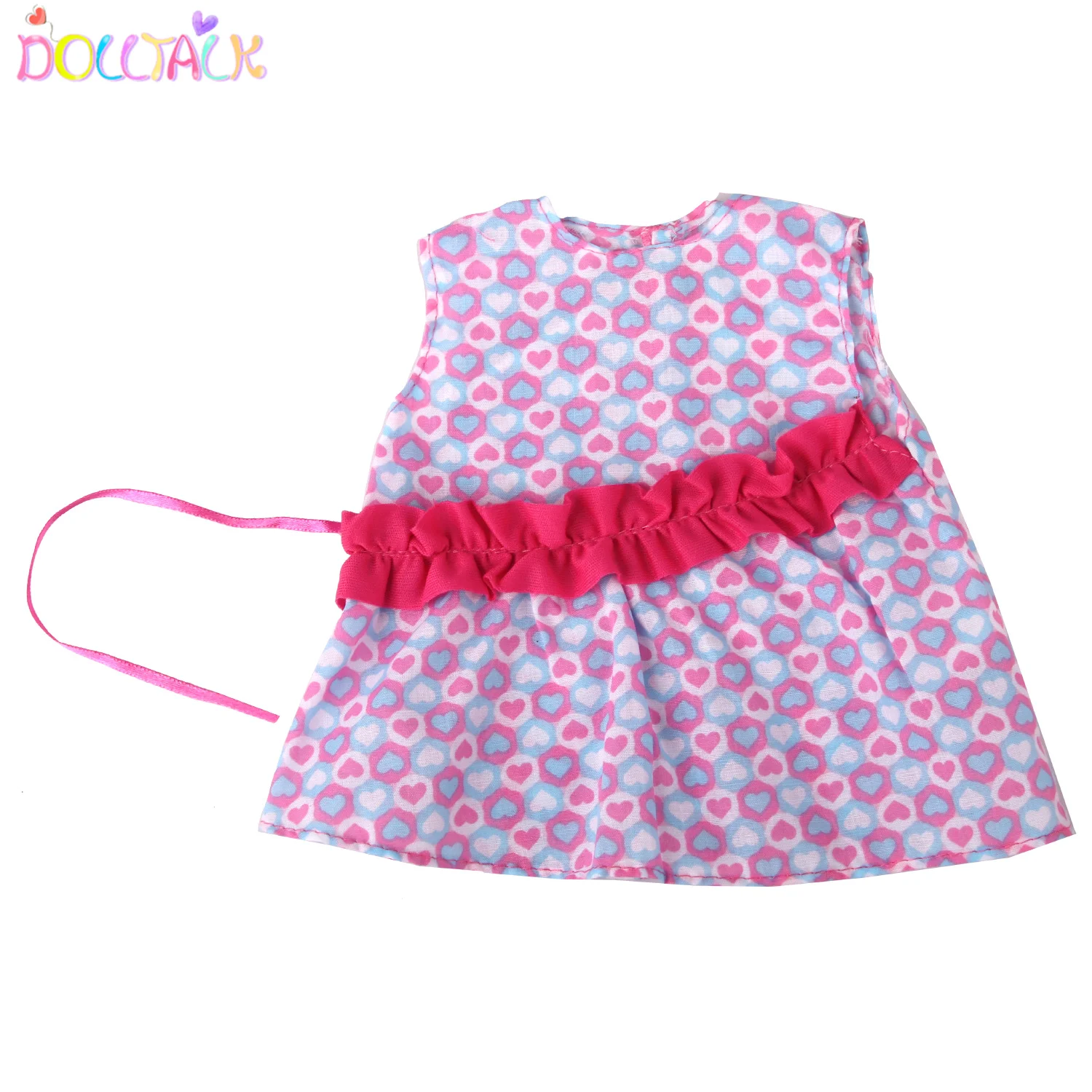 Stock Dolltalk Newest Coming 12 inch Black African Doll Dress