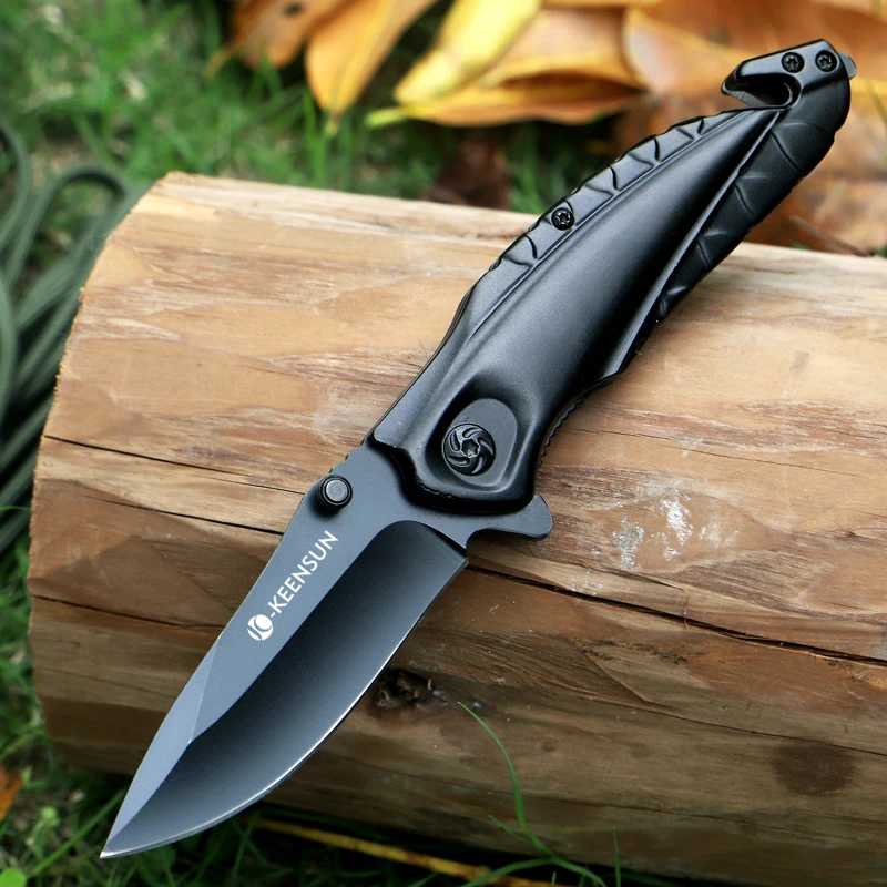 Portable Outdoor Camping Survival Multi-Tool Pocket Folding Knife with Steel and Aluminum Blade for Hunting