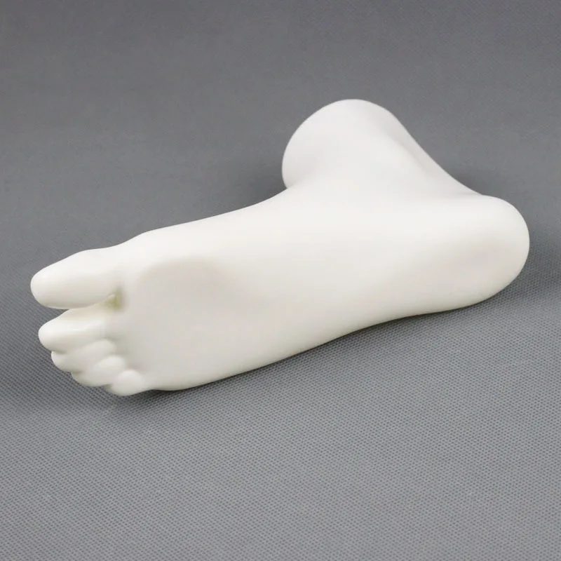 Transparent Sock Display Foot Mannequin For Shoes,Clear Plastic Magnets Male Female Feet Ankle Mannequin