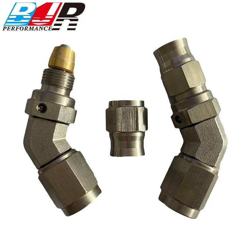 BJR высокопроизводительная нержавеющая сталь 45 градусов S.S. Шланг тормозные соединения
