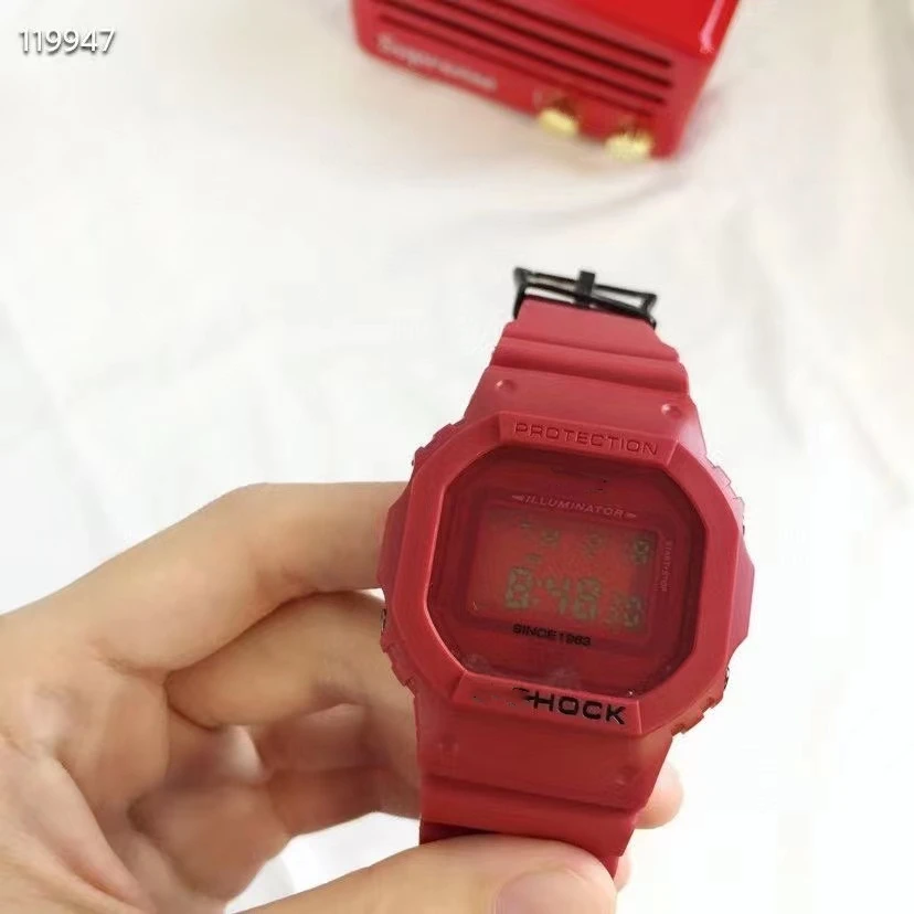 Оптовые Смарт-часы модные спортивные часы для G shock стиль DW-5600 luxurydigital электронный девушка