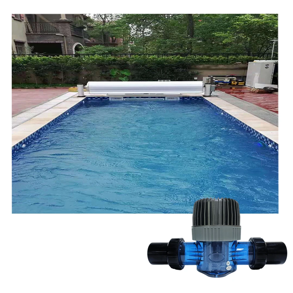Automatic cleaning pool water treatment and salt electrolytic sub-chlorinator