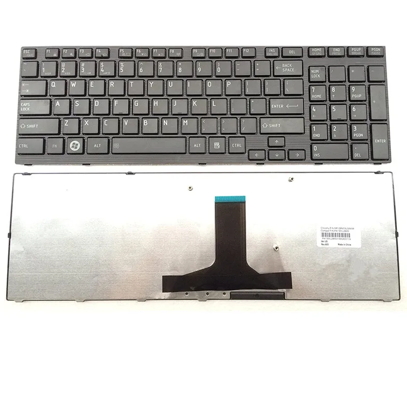 
Brand new original laptop keyboard suitable for Toshiba Satellite A665 A665D A600 A600D American SP PO RU layout laptop keyboard 