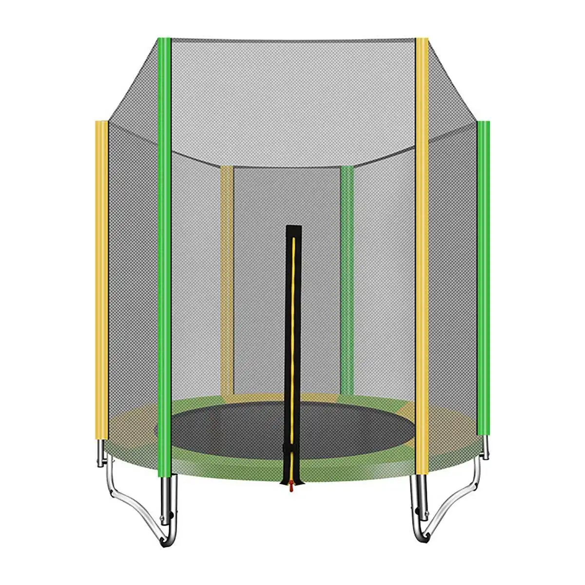 Home Indoor 59 Inch Jumping Bed Outdoor Trampolines Exercise Bed Trampoline With Zippered Door And Protection Net
