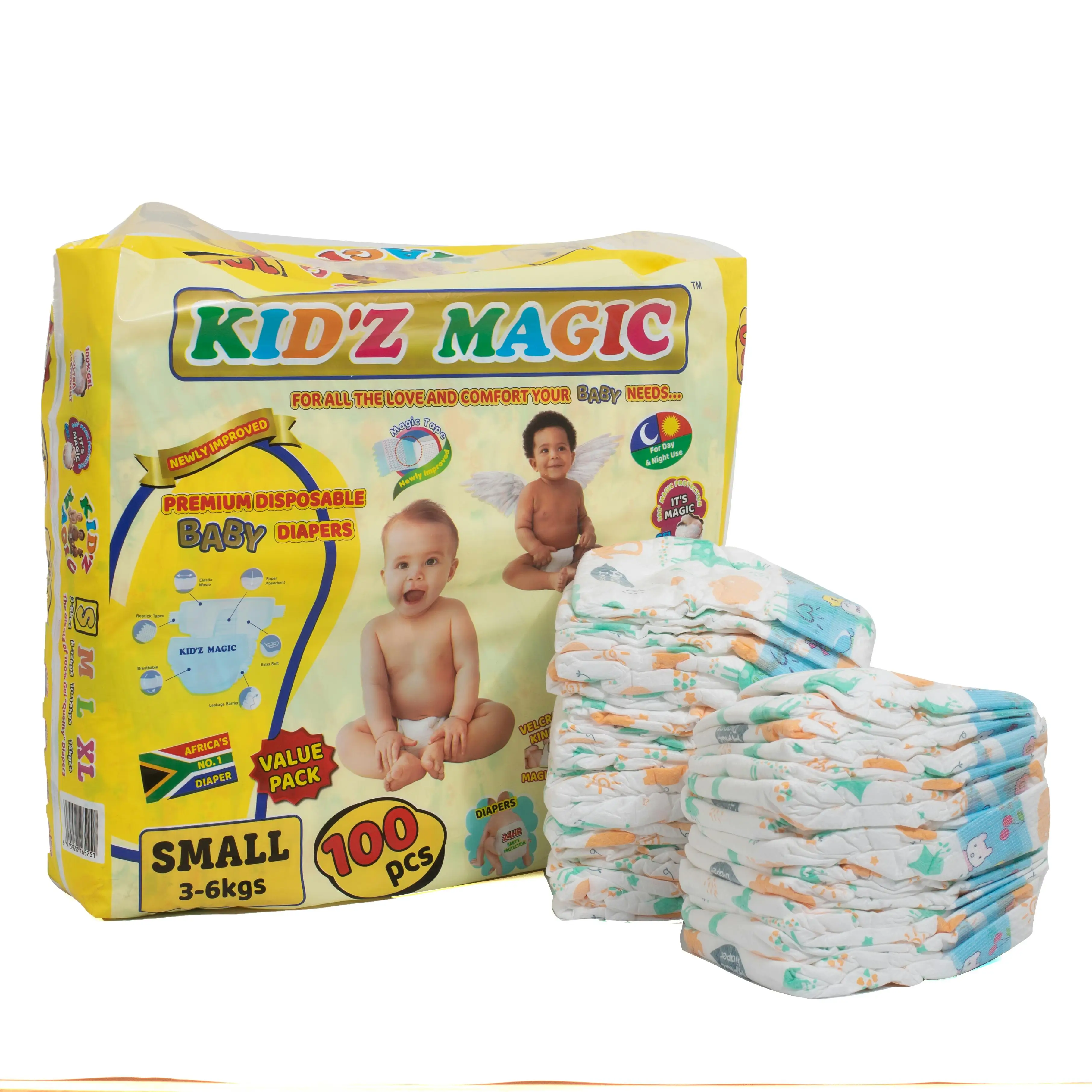 Manufacturer A Grade Diapering In Bulk Disposable Cheapest Baby Diaper Stock Eco-friendly Baby Diapers Nappies For Baby