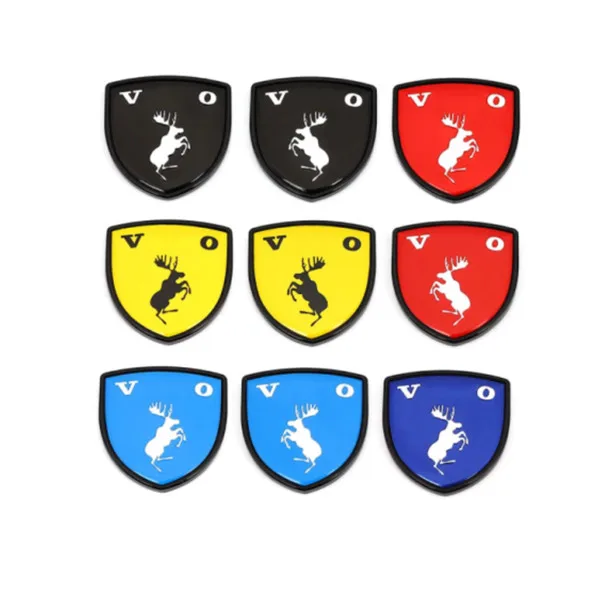 Car Emblems Badge 3D Metal Car Sticker Rear Trunk Logo Sticker For XC90 XC60 XC40 D2 D5 V90 V60 V40 S80 S40 S60 AWD T3 T4 R80