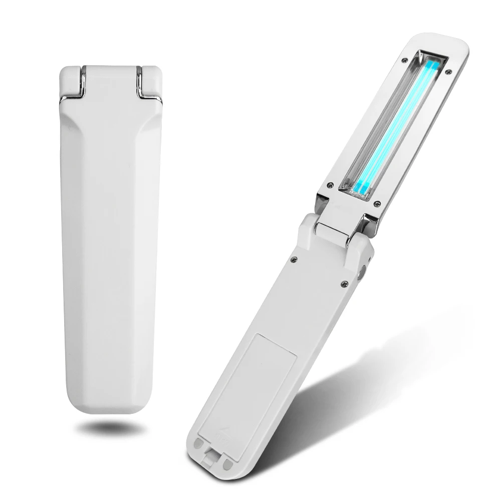 Folding portable uvc sterilizer light hand held uvc light