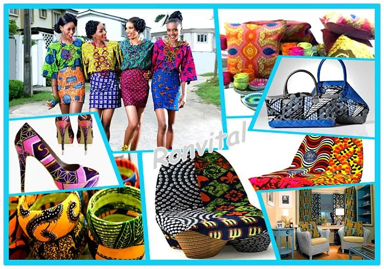 High quality african veritable real wax block prints fabric 6yards sale for holland wax