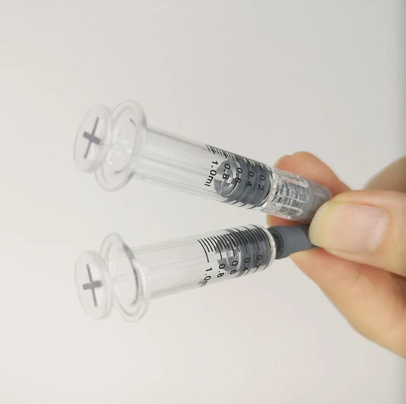 
Prefilled leak proof borosilicate glass syringe 1ml oil tank for storage airtight syringe luer lock head injector for oil 