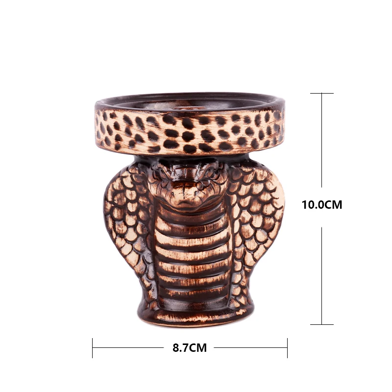 Factory portable  Wholesale  Creative Luxury Home Accessories Ceramic Hookah Bowl 8.7*10 cm
