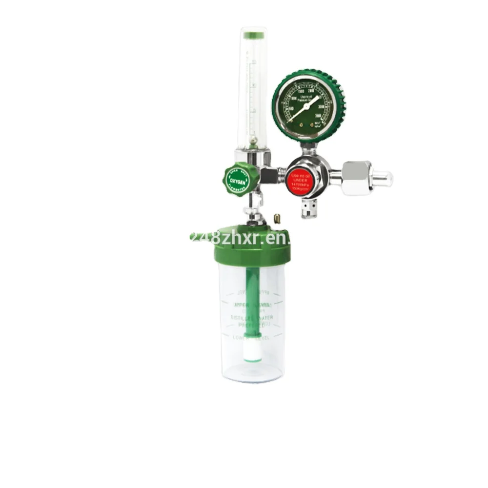 High Quality Brass Body Medical Gas Regulator Oxygen Flowmeter