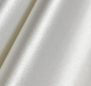 High-end Taiwan imported 395 satin solid color wedding dress clothing fabric