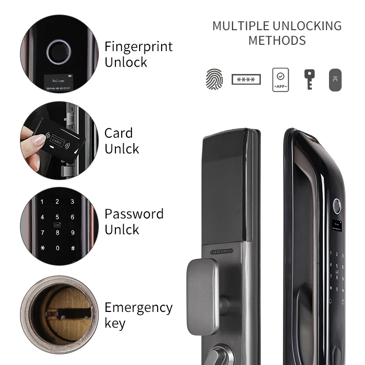 Goking cheap keyless security digital biometric fingerprint electronic front door lock smart cerradura inteligente gate lock