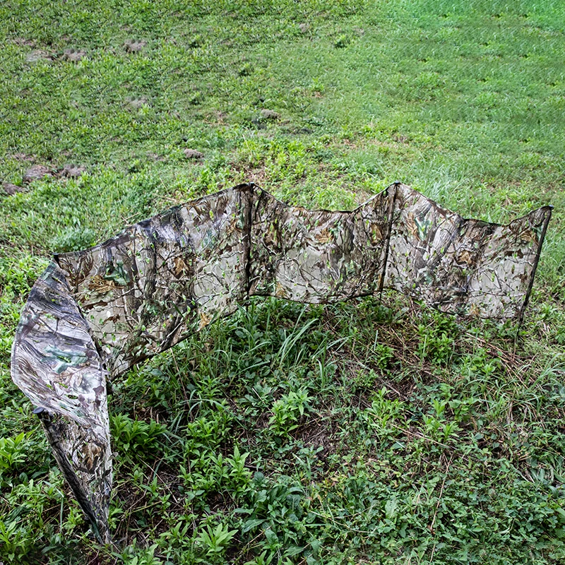 Durable Quick to Install  Customizable Camouflage Mesh Hunting Turkey Blind
