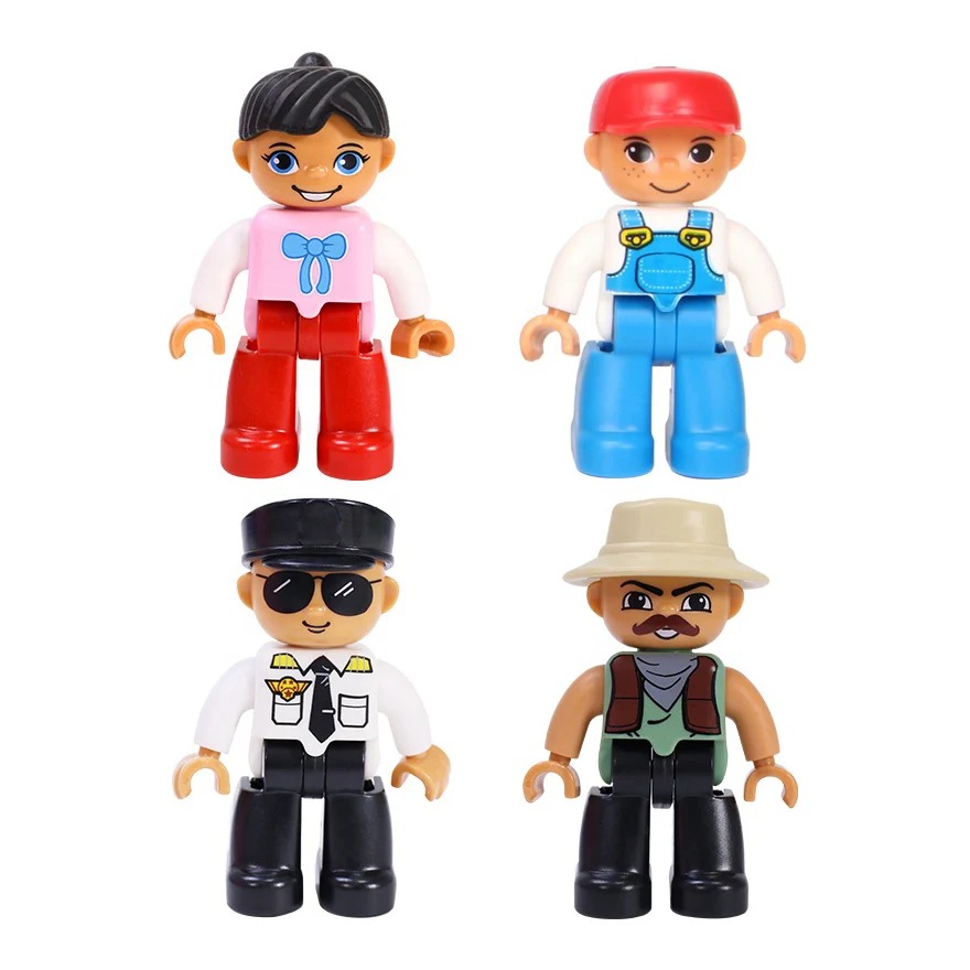 Excellent character figure magnetic toys educational 4 toddlers action toy magnetic figures for blocks