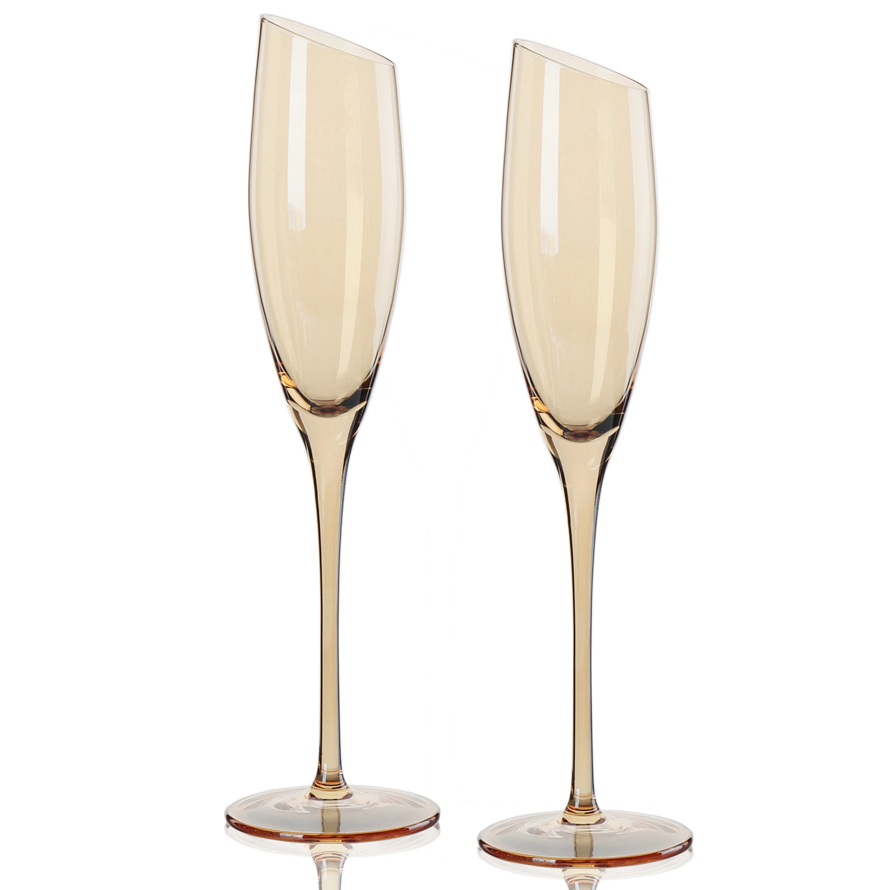Simple innovative products nordic classic high end crystal gold trim glass goblets