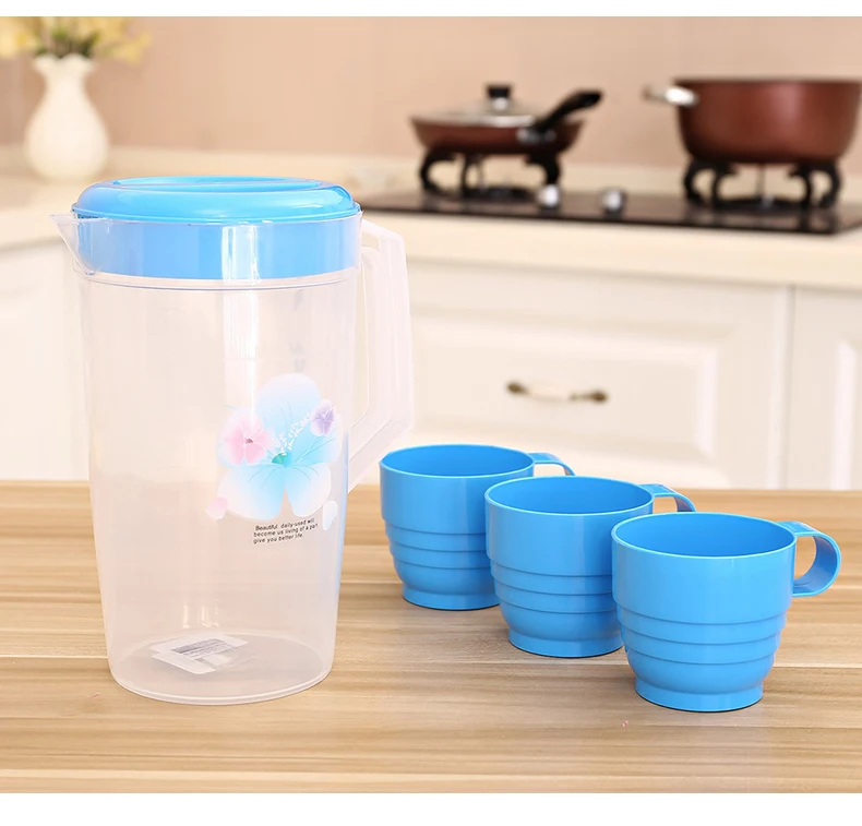 Factory stocks best selling African Drinking Pitchers Kitchenware cold insulation plastic water jugs
