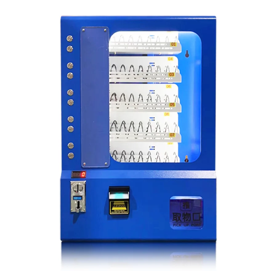 Coin and Bill Operated Mini Wall Mounted Vending Machine