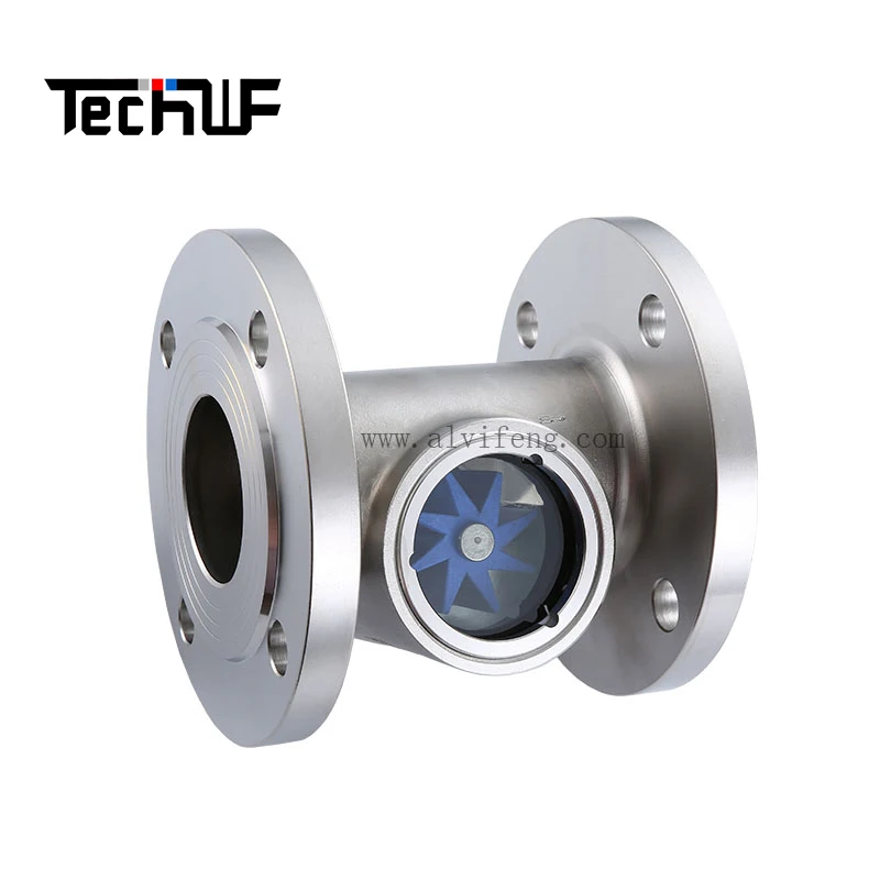 Liquid Indicator Impeller Turbine Water Liquid Flow Indicator Controller Turbine Flow Meter