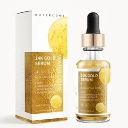 Watercome Peptide Essence 24k Gold Serum Collagen Silk Nicotinamide Wholesale 24k Gold Hyaluronic Acid Face Serum