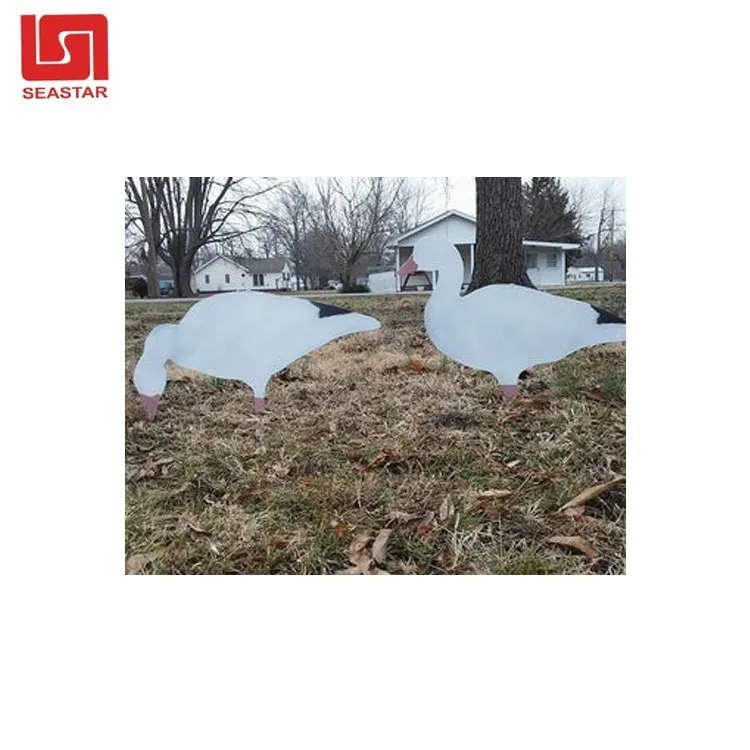 Canada goose silhouette decoy customized plastic corrugated decoy manufacturer