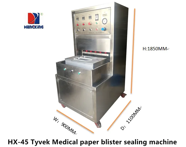 factory price tyvek medical tray sealing machine /  Medical sterile blister packing machine