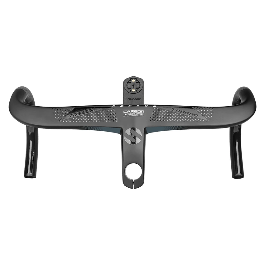 TOSEEK TR5500 Full Carbon fiber Integrated Drop Handlebar Bike Road Bicycles Accessories for Handle Bar with Stem