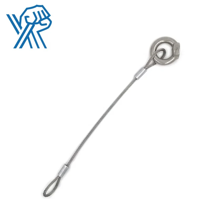 Factory stainless steel wire rod and cable 4mm stainless steel cable accessories hanging sling suspension