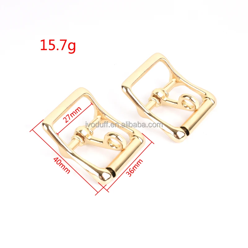 Wholesale Light Gold Roller Buckle with Locking Tongue 25mm