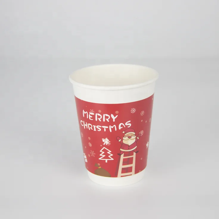 eco paper cups factory price printed custom take away  for party wholesale