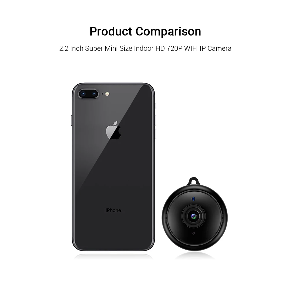 Mini Smart Wireless Wifi Indoor Video Camera Nightvision Auto Baby