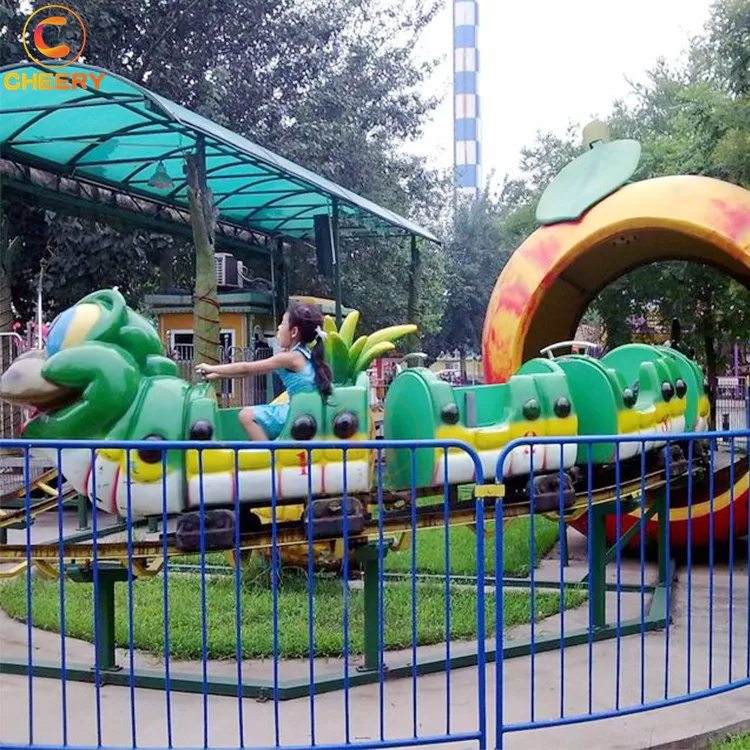 Attractive amusement park rides 16 seats cheap kids mini roller coaster equipment for sale