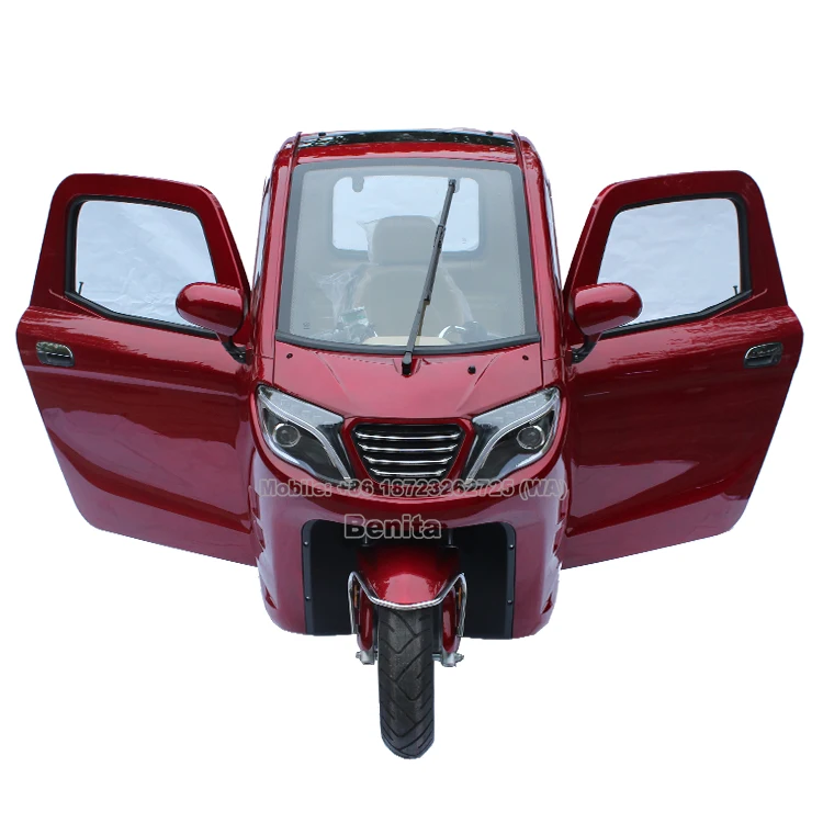 EEC Certified 1500 W Enclosed Electric Passenger Taxi electric trike scooter