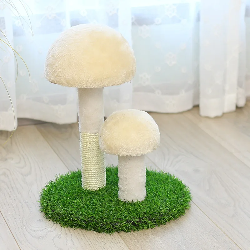Customizable Tiragraffi Gatto Cat Tree Mushroom Pet Supplies Sisal Scratching Post Grinding Claws Kitty Kitten Cat Climbing Tree