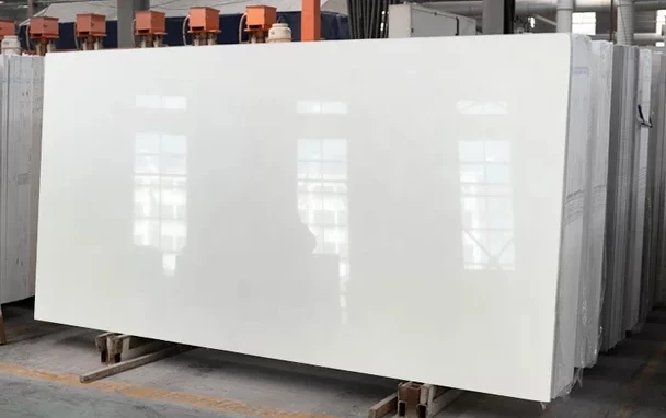 Quartz Stone Artificial Quartz Tiles White Hotel Kitchen marble board