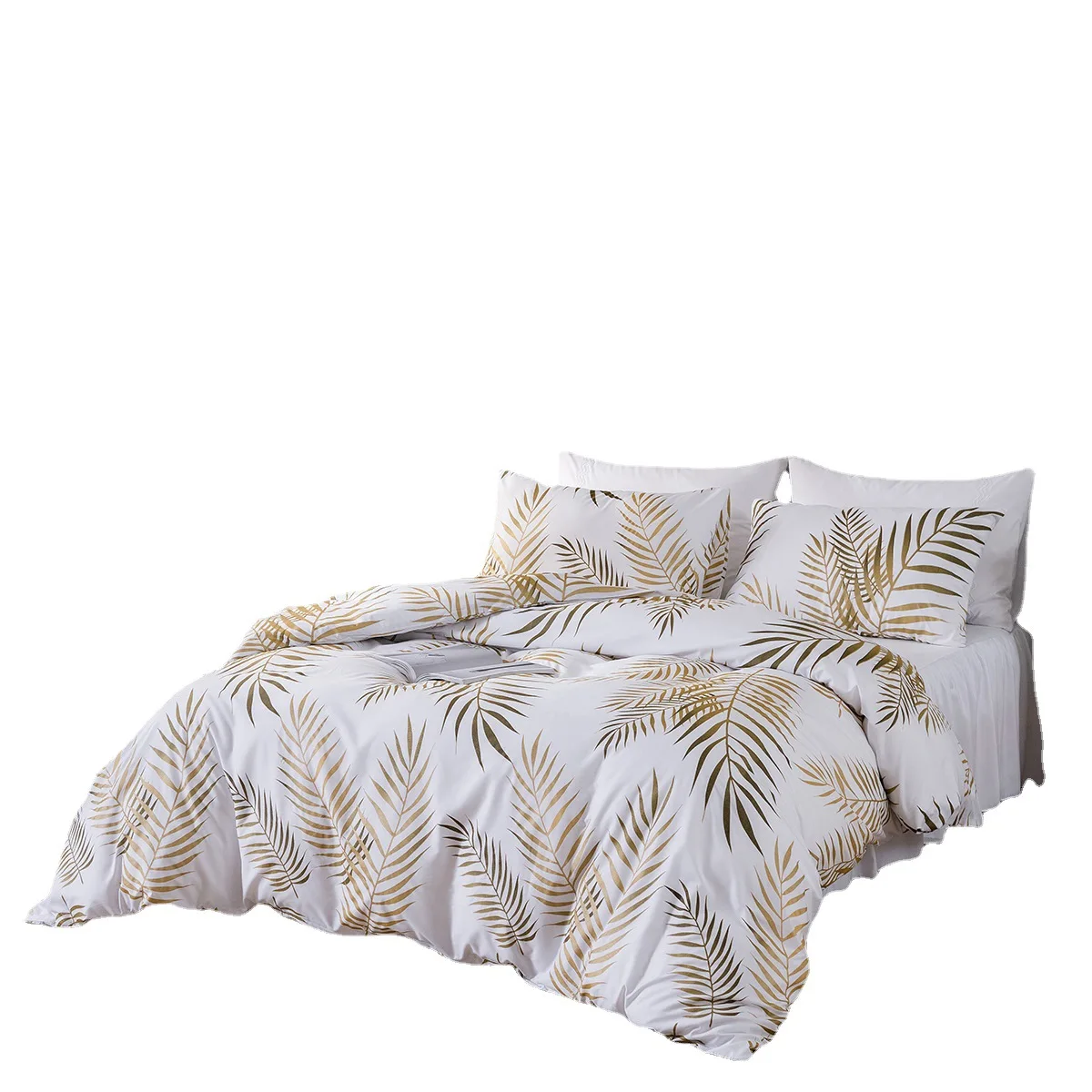 Hot Sale Printed 3 Pieces Bed Cover Duvet King Size Bed Sheet Bedding Set Duvet Cover Set Designer Bedding Sets Collections