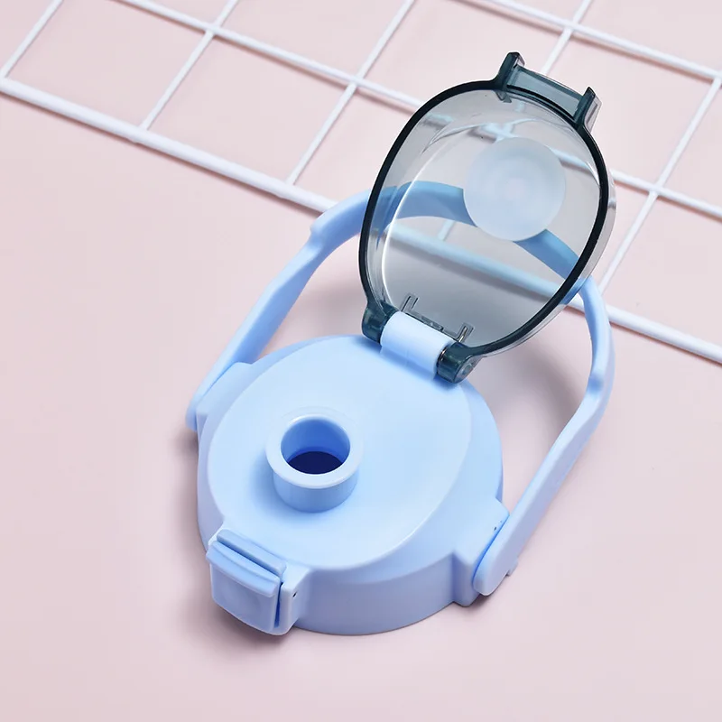 64 Oz Bpa Free Reusable Time Marker Camping Water Jug With Handle Leakproof Large Motivational Water Bottle For Gym