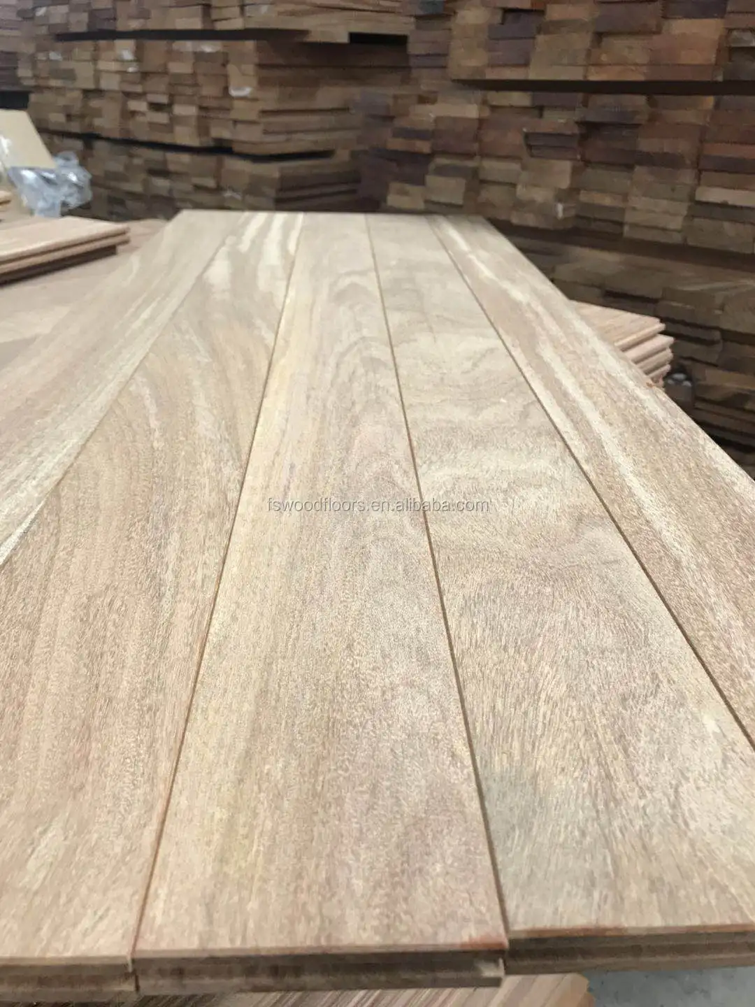 1800 mm length unfinished cumaru Brazilian teak solid hardwood flooring waterproof with high quality and good price