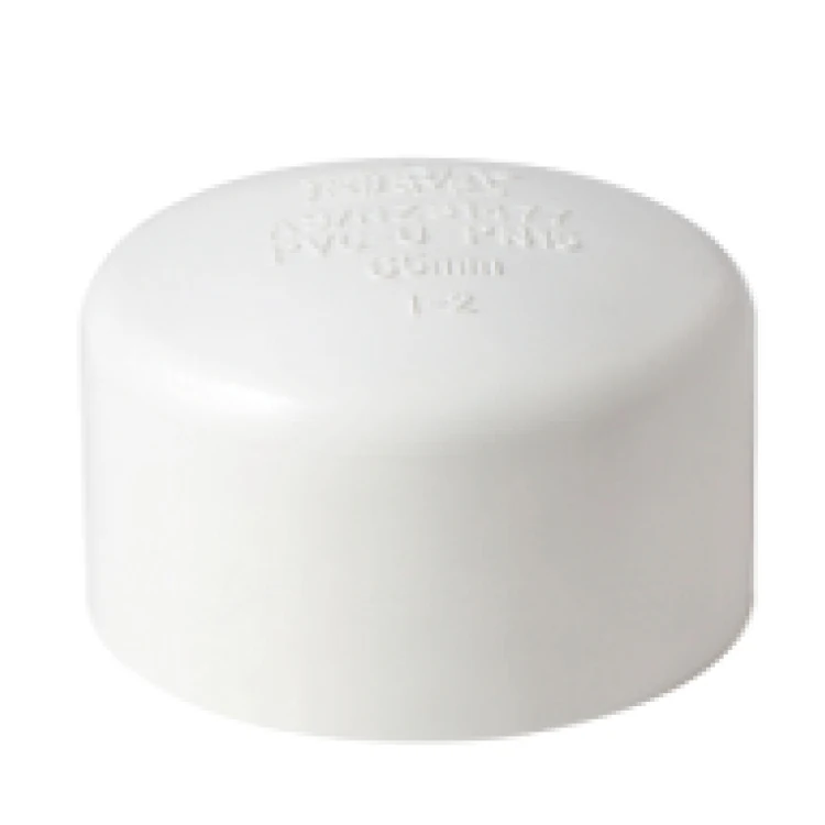 ERA AS/NZS1254 PVC Plastic End Plug Plastic/DWV/Drainage pipe fitting Cap 80mm Water Mark