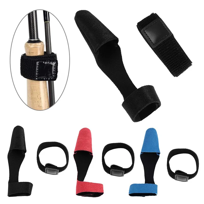 Wholesale Fishing Accessories Neoprene colourful Fishing Rod Tip Covers Set Protector Cap + Rod Strap Set