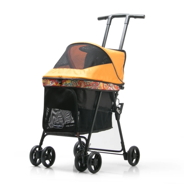 
Luxury Best-selling Travel Outdoor Pet Stroller With Removable Aluminum Alloy Frame 