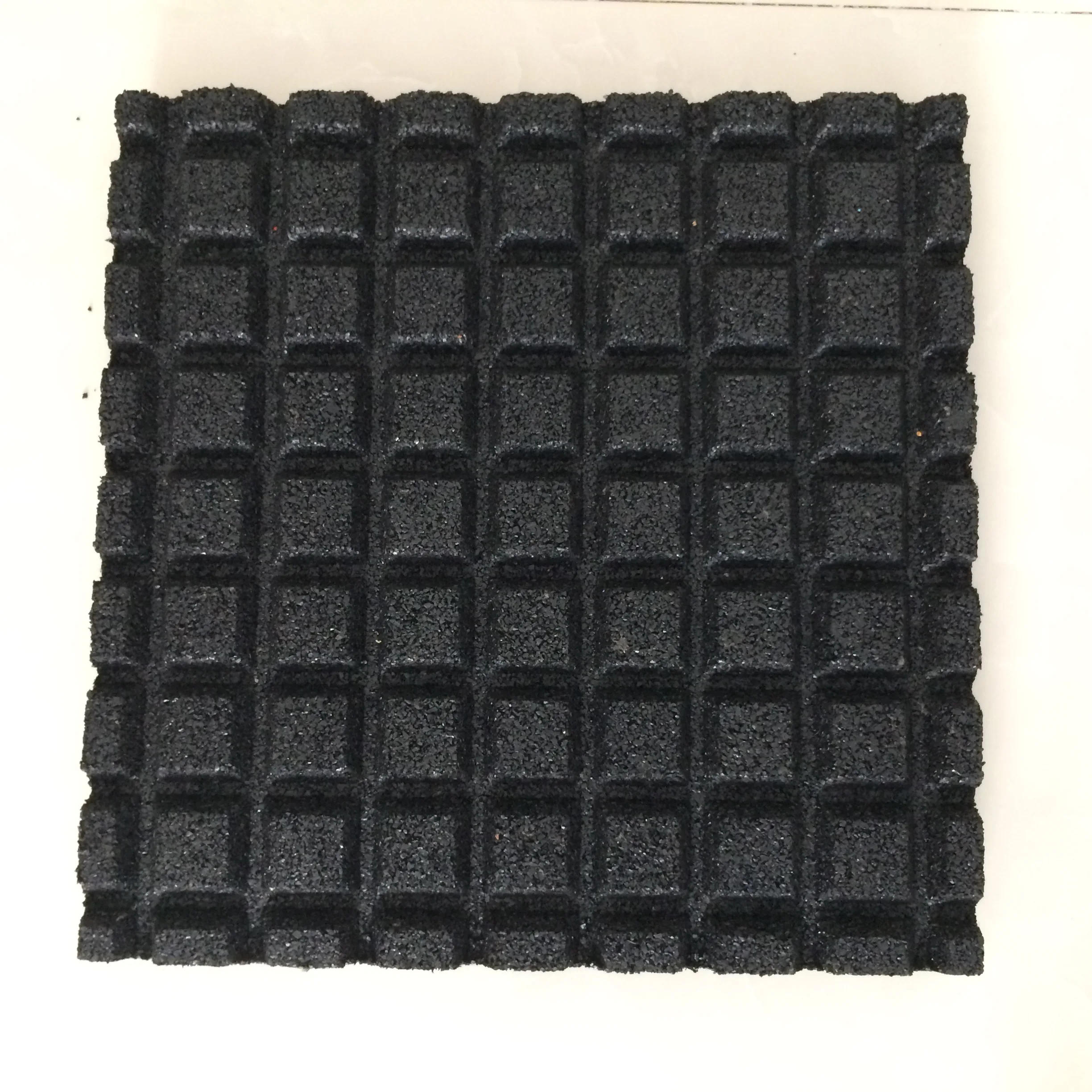 low price 25mm sound insulation shock absorption SBR tiles gym flooring rubber mat flooring Thailand
