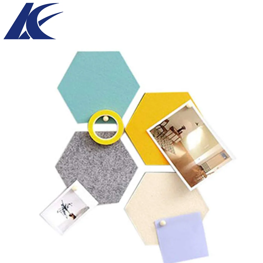 
home decor diy multifunctional wall stickers felt pin board 