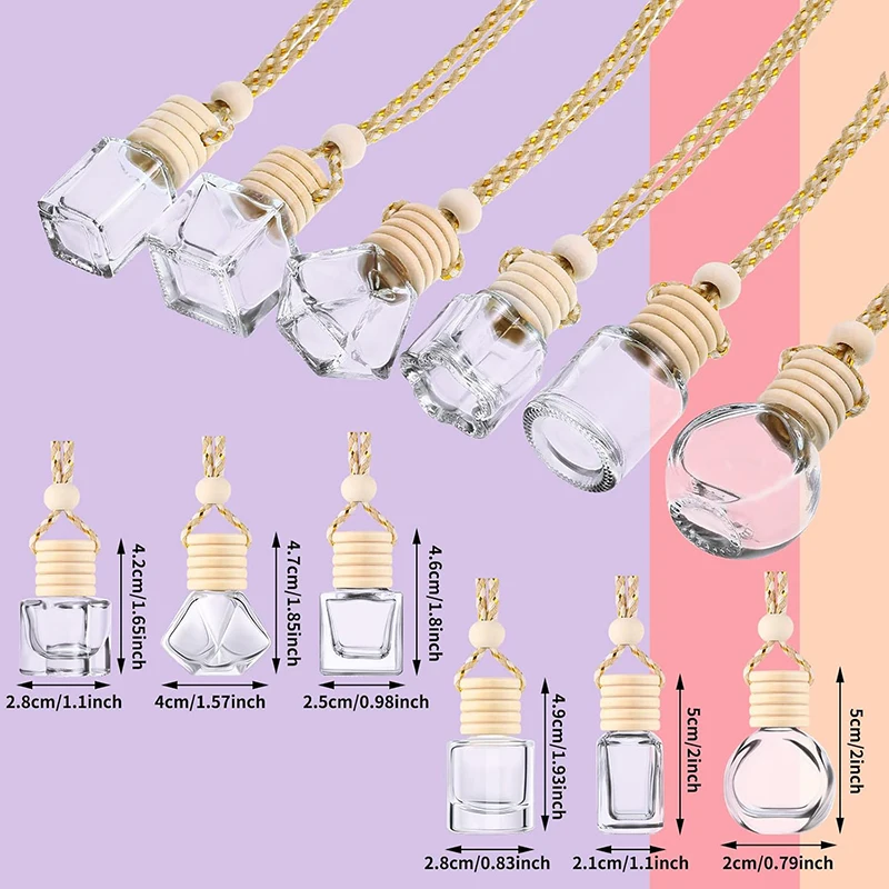 wholesale hanging car air freshener natural Scent air freshener car solid with wooden cover car diffuser clip