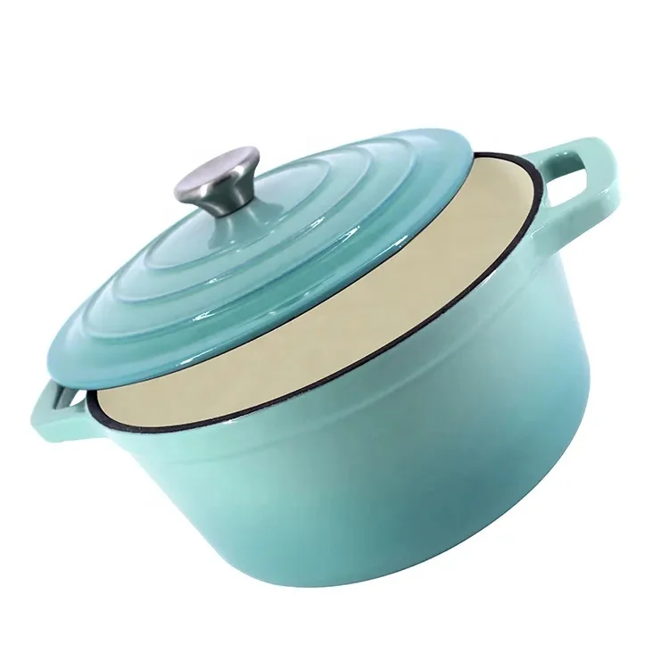 Hot Sale Non Stick Multi-Function Enameled Cast Iron Casserole/Dutch Oven with Lid Cast Iron Cookware Set